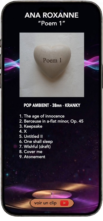 Ana Roxanne album poem 1