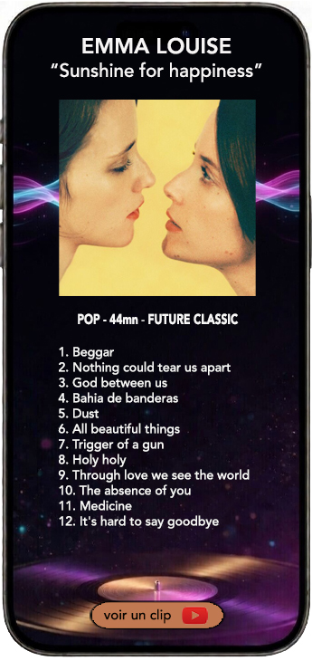 Emma Louise album Sunshine for happiness