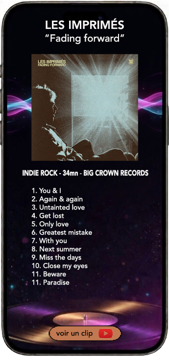 Les Imprimés album Fading Forward