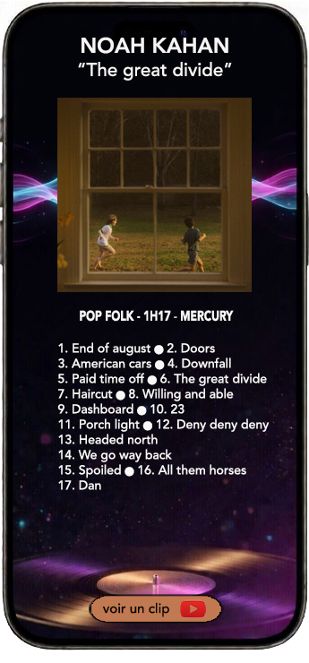 Noah Kahan album the great divide