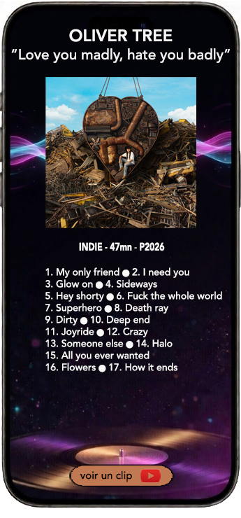 Oliver Tree album love you madly, hate you badly