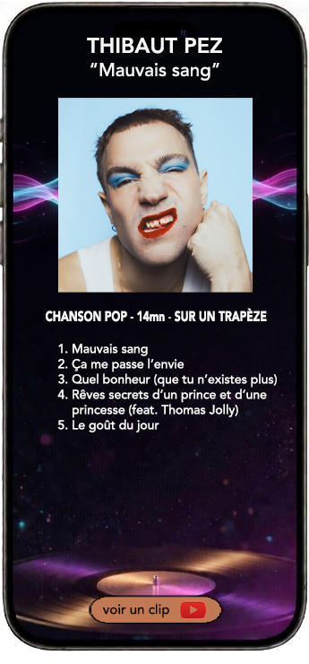 Thibaut Pez EP mauvais sang