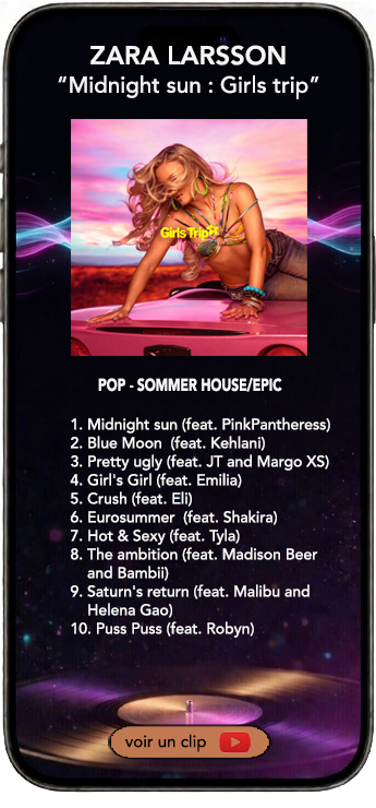 Zara Larsson album midnight sun girls trip