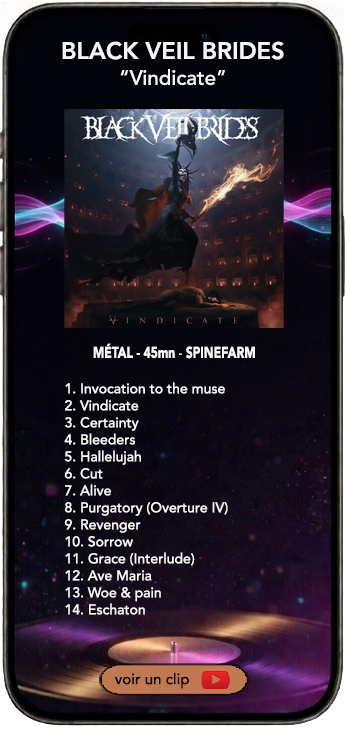 Black Veil Brides album vindicate