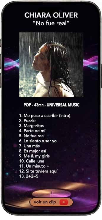 Chiara Oliver album no fue real
