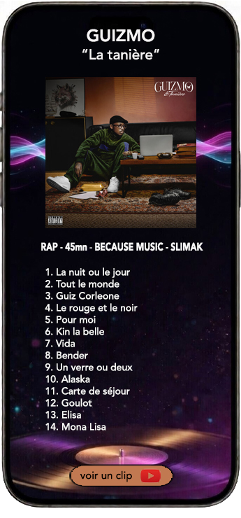 Guizmo album la tanière