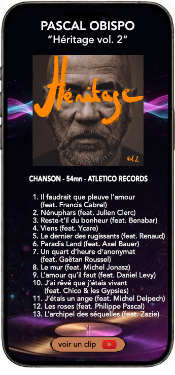 Pascal Obispo album héritage volume 2