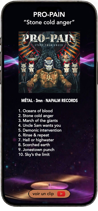 Pro-Pain album stone cold anger