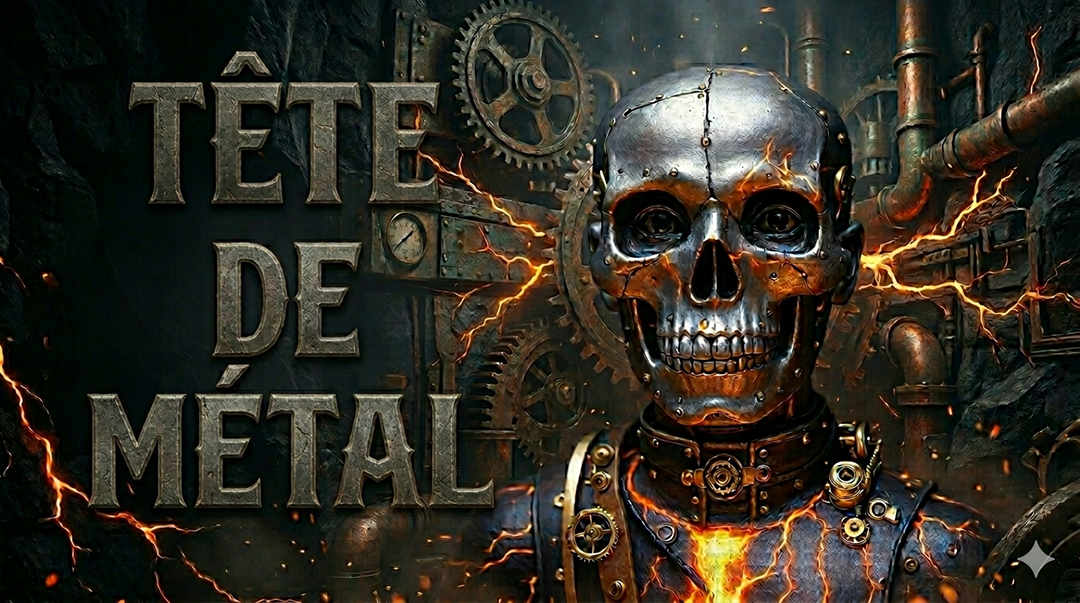 bannière tête de métal playlist spotify