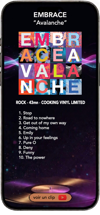 Embrace album avalanche