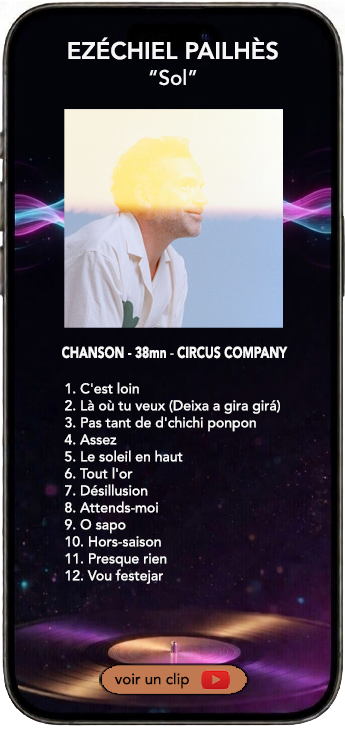 Ezéchiel Pailhès album Sol