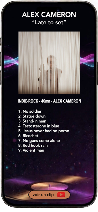 Alex Cameron album late to set