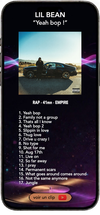 Lil Bean album yeah bop!