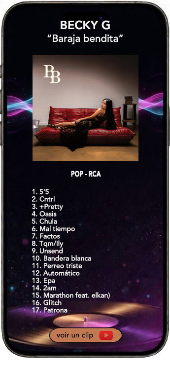 Becky G album baraja bendita