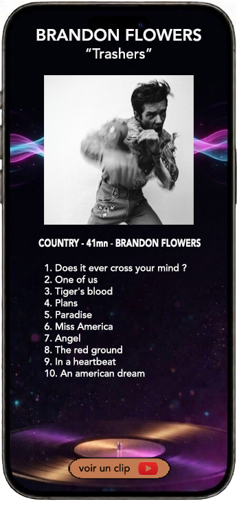 Brandon Flowers album flashers