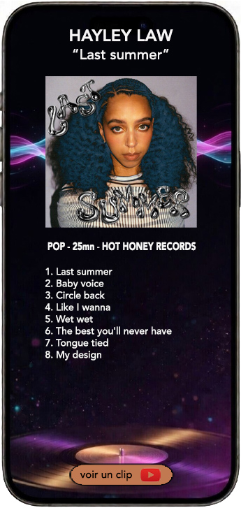 Hayley Law album last summer