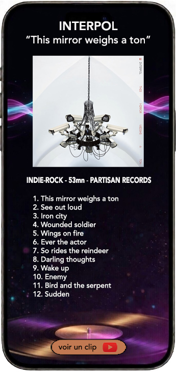 Interpol album this mirror weighs a ton