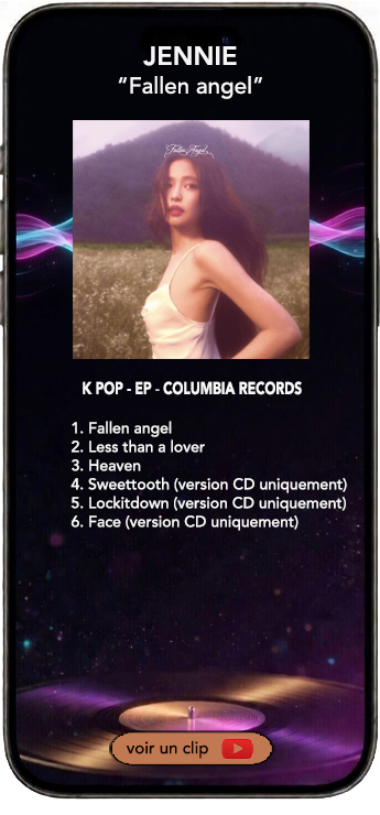 Jennie BlackPink EP fallen angel