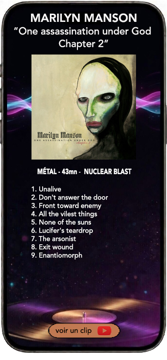 Marilyn Manson album One assassination under God chapter 2