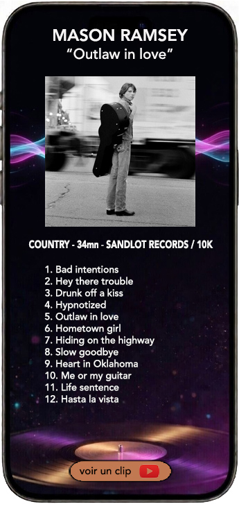 Mason Ramsey album outlaw in love