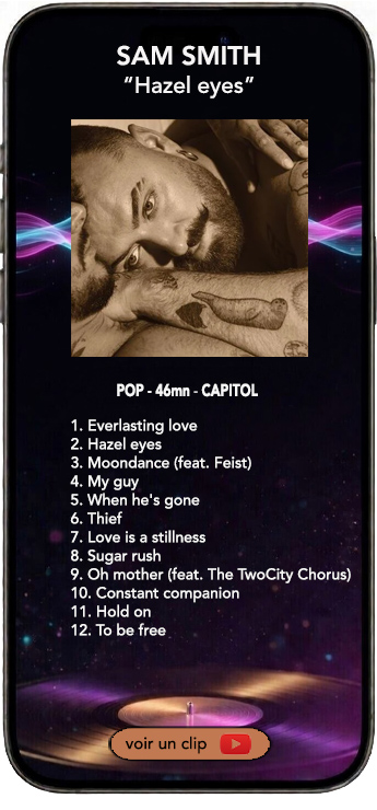 Sam Smith album Hazel Eyes