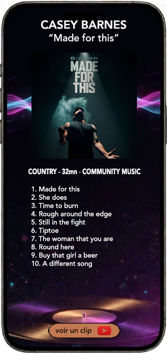 Casey Barnes album made for this