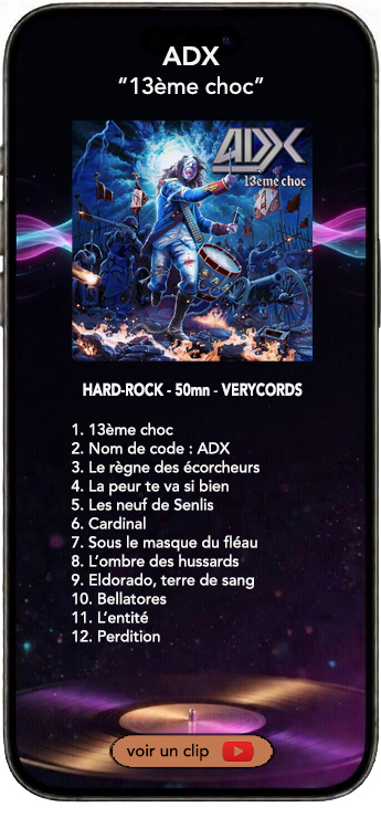 ADX album 13ème choc