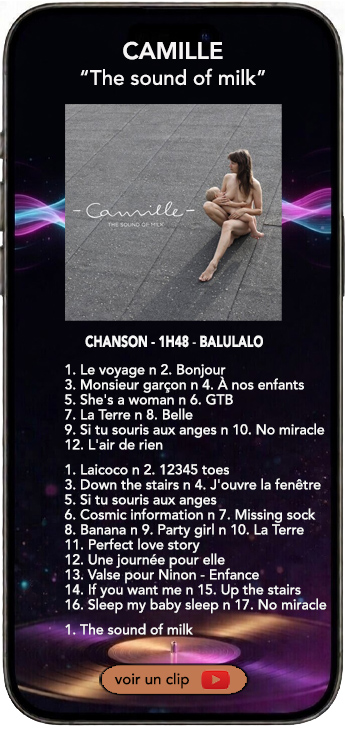 Camille triple album the sound of milk