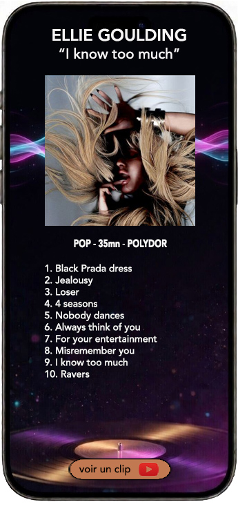 Ellie Goulding album I know too much