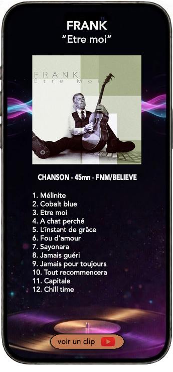 Frank album être moi