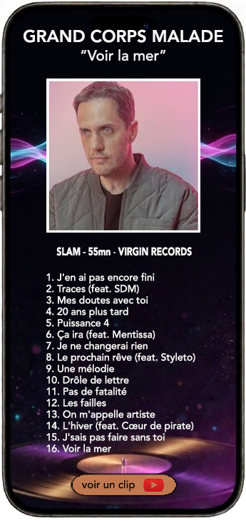 Grand Corps Malade album Voir la mer