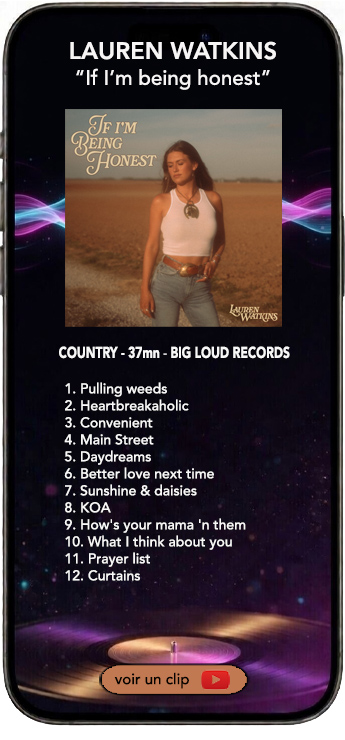 Lauren Watkins album If I'm being honest