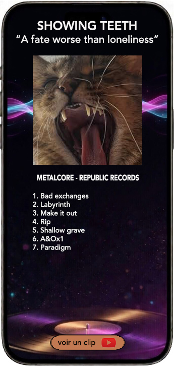 Showing Teeth album a fate worse than loneliness