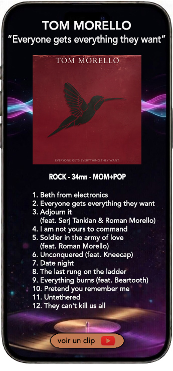 Tom Morello album Everyone gets everything they want
