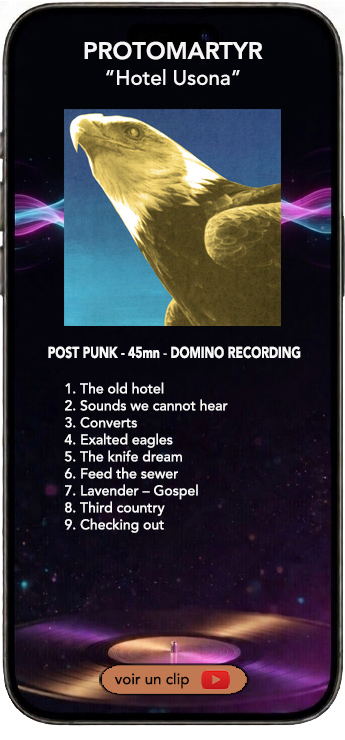 Protomartyr album hotel usona