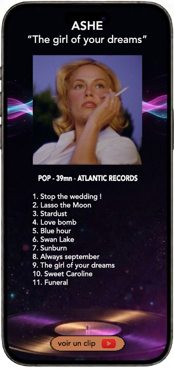Ashe the girl of your dreams album pop
