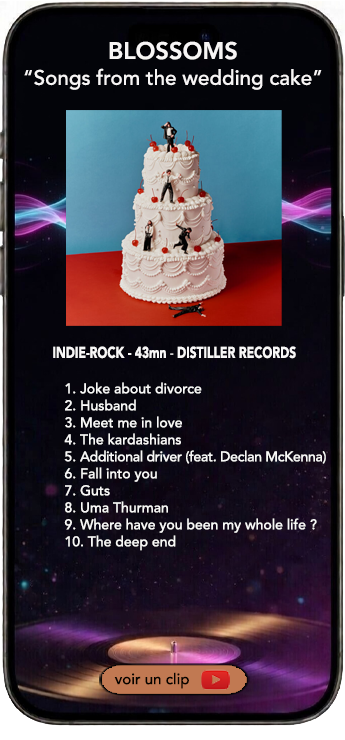 Blossoms album indie rock Songs from the wedding cake
