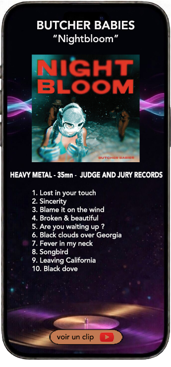 Butcher Babies album Night bloom