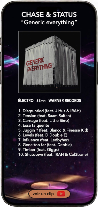 Chase & Status album électro Generic everything
