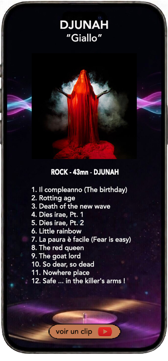 Djunah album rock giallo
