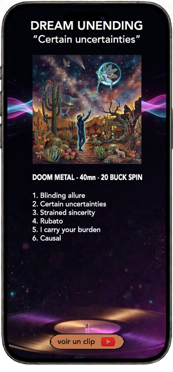 Dream Unending certain uncertainties album doom black metal