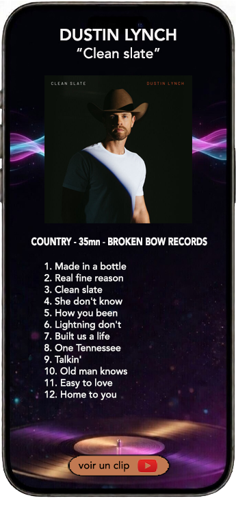 Dustin Lynch album country clean slate