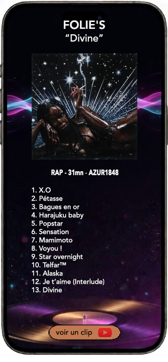 Folie's album rap Divine