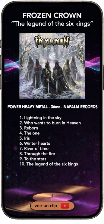 Frozen Crown album power heavy metal The Legend of The Six Kings