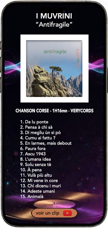 I Muvrini album chanson corse Antifragile