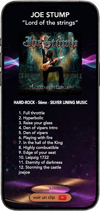 Joe Stump album hard rock Lord of the strings