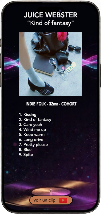Juice Webster album indie folk Kind of Fantasy