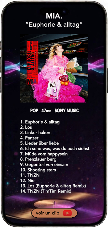 MIA. album pop Euphorie & alltag