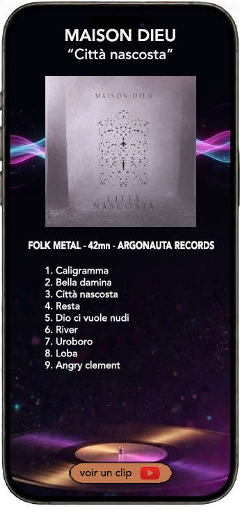 Maison Dieu album folk metal doom Citta Nascosta