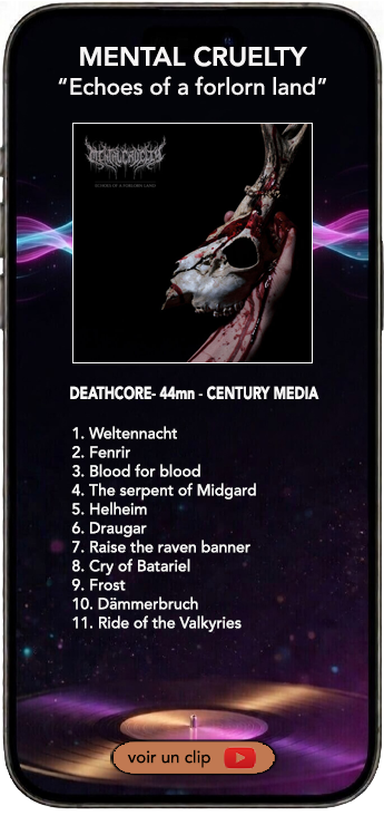 Mental Cruelty album deathcore echoes of a forlorn land